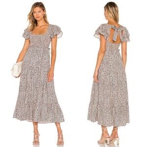 animal print maxi dress